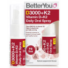 D3000+K2 Vitamina D+K2 Spray Oral