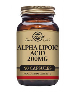 Ácido Alfa-Lipoico 200mg Solgar