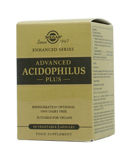 Acidophilus Plus Avanzado Solgar 60 Cápsulas