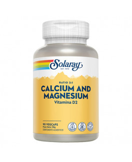 Calcio, Magnesio y Vitamina D de Solaray