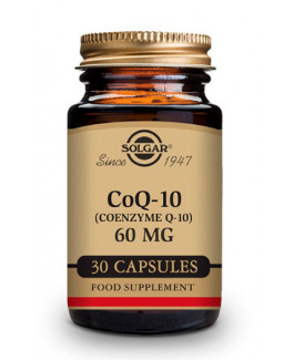 CoQ-10 60 mg Solgar 30 Cápsulas Vegetales