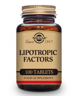 Factores Lipotrópicos Solgar 100 Comp