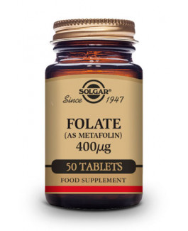 Folato como Metafolín Solgar 50 Comprimidos
