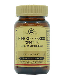 Hierro Gentle Solgar 90 Cápsulas Vegetales