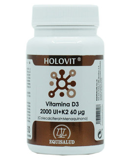 Holovit Vitamina D3 2000 UI + K2 60 mcg