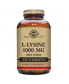 L-Lisina 1000mg 250 Comprimidos Solgar
