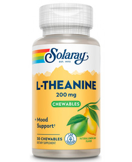 L-Teanina 200 mg de Solaray Sabor Limón