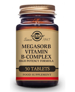Megasorb B-Complex Solgar 50 Comprimidos