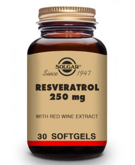 Resveratrol 250 mg (con Extracto de Vino Tinto) Solgar