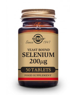 Selenio en levadura 200 mcg Solgar