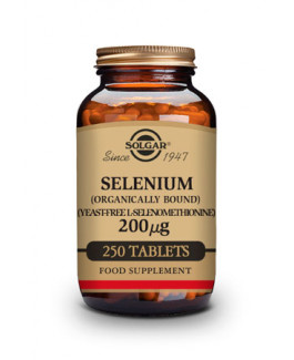 Selenio sin Levadura 200 mcg Solgar