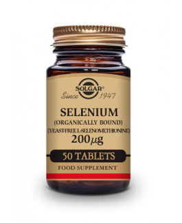 Selenio sin Levadura 200 mcg Solgar
