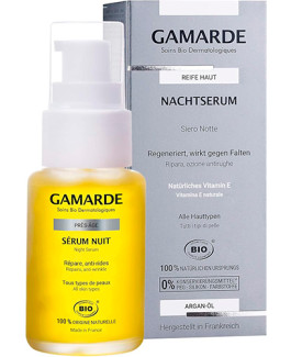 Sérum Antiedad Noche Bio Gamarde