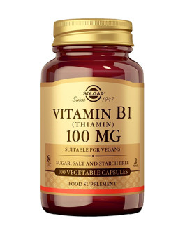Vitamina B1 (Tiamina) 100 mg Solgar