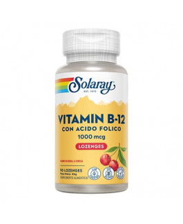 Vitamina B12 y Ácido fólico | Vitamina B12 Solaray