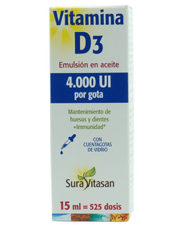 Vitamina D3 1000 UI gotas