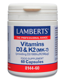 Vitaminas D3 y K2 Lamberts